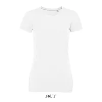 Tricou damă SOL'S Millenium Round-neck personalizat, alb