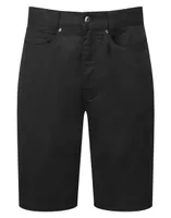 Pantaloni scurți bărbați Premier Performance Chino Shorts personalizați, negru