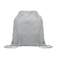 Pungă bumbac reciclat 140 g/m² MO24202-3 personalizată, gri