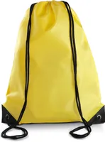 Rucsac Kimood Drawstring Backpack personalizat, galben, în context