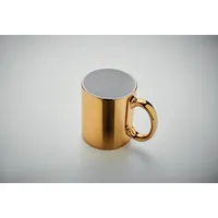 Cană metalică din ceramică personalizată, vedere detaliu