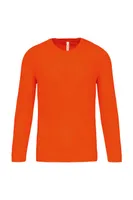 Tricou cu mânecă lungă bărbați Proact Sports personalizat, portocaliu