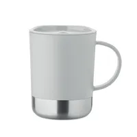 Cană cu perete simplu 300ml personalizată, gri