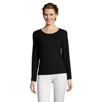 MAJESTIC WOMEN T-SHIRT 150g personalizat, deep black