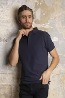 Tricou polo bărbați Neoblu Owen Piqué With Concealed Placket personalizat, pe model