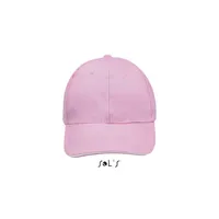 BUFFALO SIX PANEL CAP 260g personalizat, pink/white