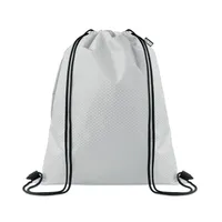 Rucsac cu șnur din RPET 420D personalizat, alb