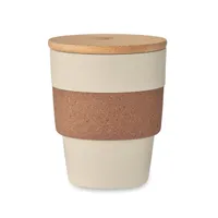 Pahar din PP 300 ml personalizat, bej