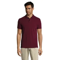 PRIME MEN POLO 200g personalizat, burgundy
