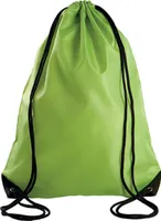 Rucsac Kimood Drawstring Backpack personalizat, verde, în context