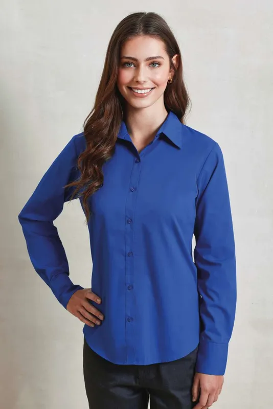 Cămașă damă Premier Poplin Blouse personalizată, pe model