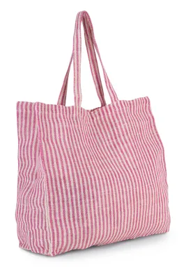 Sacoșă Kimood Juco Striped Shopper
