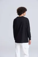 Tricou unisex Just Ts Oversize 100 T personalizat, pe model