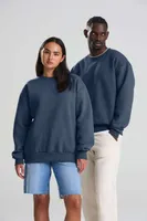 Bluză unisex Just Hoods Signature Heavyweight Sweat personalizată, pe model