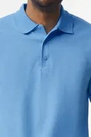 Tricou polo unisex Gildan Dryblend® Adult Jersey personalizat, pe model