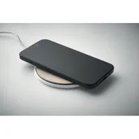 Încărcător plută wireless 15W personalizat, vedere detaliu