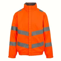 Jachetă bărbați Regatta Hi-vis Pro Contract Dover personalizată, portocaliu
