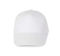Șapcă K-UP Heavy Cotton 5 Panels personalizată, alb