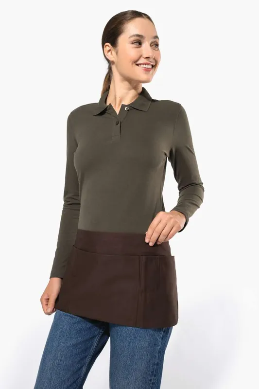Șorț Kariban Cotton Short personalizat, pe model