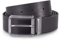 K-UP Raw Edge Leather Belt 35MM personalizat, negru