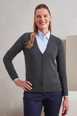 Bluză damă Premier Button-through Knitted Cardigan personalizată
