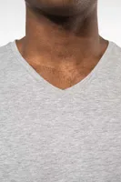 Tricou bărbați Kariban Short-sleeved V-neck personalizat, pe model