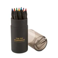 Set 12 creioane colorate personalizat, vedere zona de personalizare