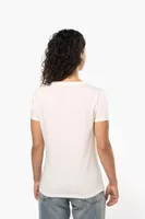 Tricou damă Kariban Organic IN Conversion personalizat, pe model