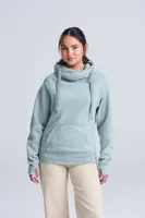 Hanorac unisex Just Hoods Cross Neck personalizat, pe model