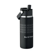 Sticlă cu perete dublu 500 ml personalizată, vedere zona de personalizare