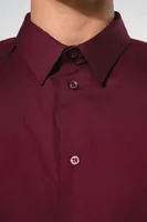 Cămașă bărbați Kariban Cotton/elastane personalizată, pe model