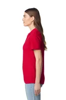 Tricou polo damă Gildan Softstyle™ Double Piqué personalizat, pe model