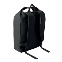 Rucsac laptop 15'' rolltop personalizat, vedere spate