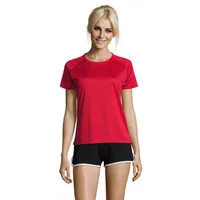 SPORTY WOMEN T-SHIRT  140g personalizat, red