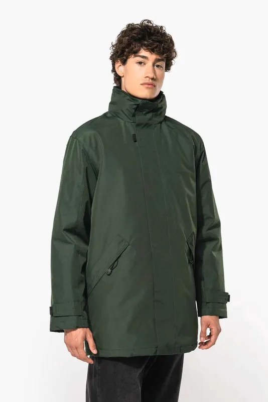 Jachetă unisex Kariban Quilted Parka personalizată, pe model