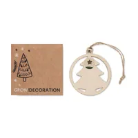 Ornament în formă de brad personalizat