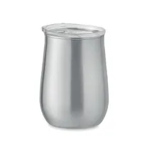Cană din inox reciclat personalizată, vedere lateral