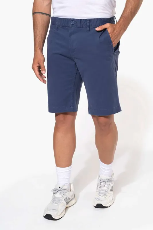 Pantaloni scurți bărbați Kariban Chino Bermuda Shorts personalizați, pe model