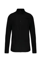 Cămașă bărbați Kariban Cotton Poplin personalizată, negru