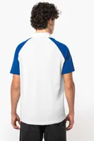 Tricou polo bărbați Kariban Baseball Short-sleeved personalizat, pe model