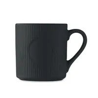 Cană ceramică mată cu nervuri 3 personalizată, vedere detaliu