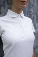 Tricou polo damă Neoblu Owen Piqué With Concealed Placket personalizat, pe model
