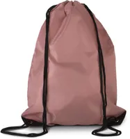 Rucsac Kimood Drawstring Backpack personalizat, roz, în context