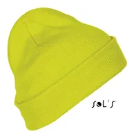 Căciulă SOL'S Pittsburgh Solid-colour Beanie With Cuffed Design personalizată, galben
