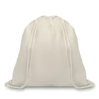 Sac cu cordon, bumbac organic personalizat, vedere spate