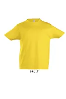 Tricou copii SOL'S Imperial Round Neck personalizat, galben