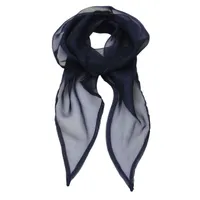 Fular Premier Colours Collection Plain Chiffon Scarf personalizat, albastru