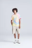 Tricou unisex Just Ts Tie-dye T personalizat, pe model