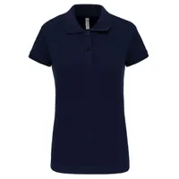 Tricou polo damă Kariban Brooke Short-sleeved personalizat, albastru