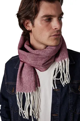 Fular K-UP Fringed Scarf personalizat